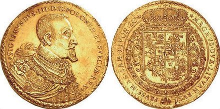 100 dukatów Zygmunta III Wazy. Najdroższa i najbardziej pożądana na świecie polska złota moneta. W 1
