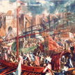 „Zdobycie Konstantynopola”, obraz Iacopa Nigretiego (in. Palma Młodszy)