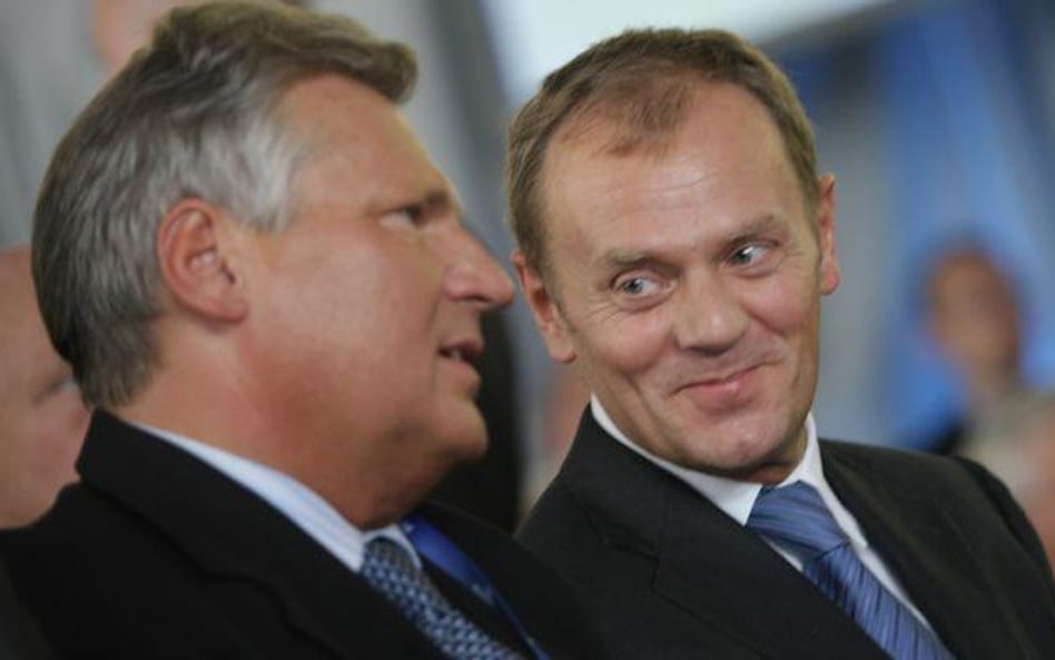 Donald Tusk i Aleksander Kwaśniewski