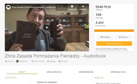 Ks. Rafał Kucik zebrał pieniądze na swojego audiobooka na portalu crowfundingowym.