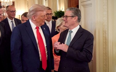 Donald Trump i Keir Starmer