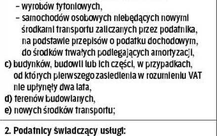 Zwolnienie z VAT nie dla każdego