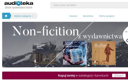 Coraz mniej osób czyta dziś książki czy gazety. Przybywa natomiast tych, którzy je. słuchają. Twórcy