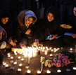 Irańczycy upamiętniający na terenie uniwersytetu w Teheranie ofiary katastrofy samolotu PS752