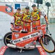 Od lewej: Patryk Braun, Piotr Pawlicki i Przemyslaw Pawlicki w czasach, gdy próbowali reaktywować żu