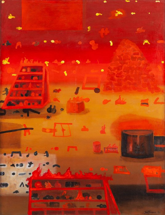 Licytowany będzie piękny obraz Jana Tara- sina.