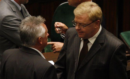 Mirosław Drzewiecki i Zbigniew Chlebowski w Sejmie