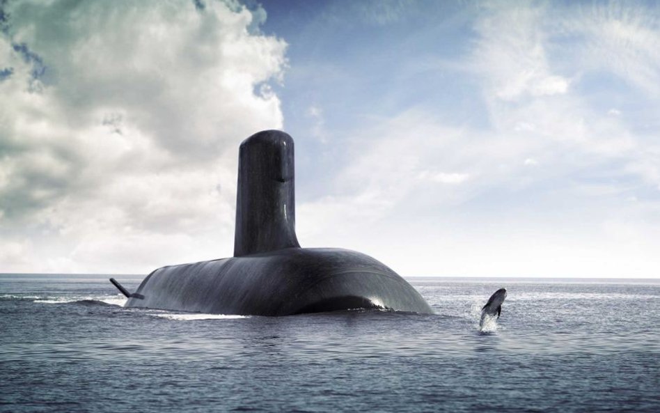 Wizja okrętu podwodnego typu Attack. Fot./Naval Group.