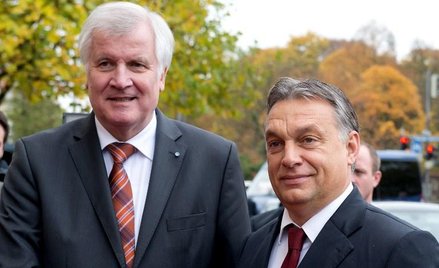 Viktor Orban z premierem Bawarii