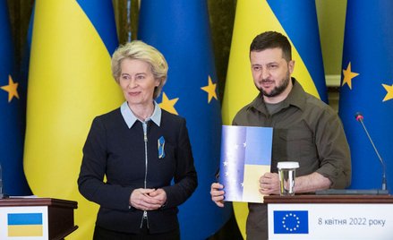 Wizyta szefowej KE Ursuli von der Leyen w Kijowie, 8 kwietnia