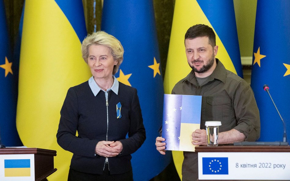 Wizyta szefowej KE Ursuli von der Leyen w Kijowie, 8 kwietnia