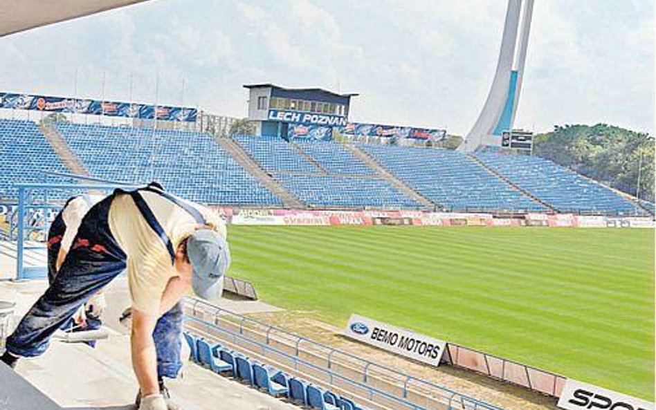 Przed mistrzostwami Europy trwa przebudowa stadionu miejskiego w Poznaniu przy ul. Bułgarskiej