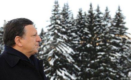 Jose Manuel Barroso, przewodniczący Komisji Europejskiej bierze udział w popołudniowym panelu na tem