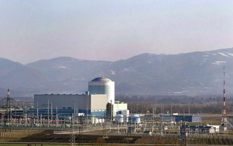 Słoweńska elektrowania atomowa, która była przyczyną alarmu. Zdjęcie z roku 2004.