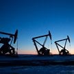 Pompy pneumatyczne widoczne nad szybami naftowymi w złożu Bakken w Dakocie Północnej