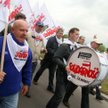 Maj 2009: manifestacja górników w Jastrzębiu Zdroju