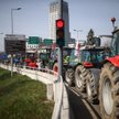 Protest rolników przy rondzie Mogilskim w Krakowie, 20 marca