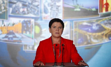 Premier Beata Szydło przemawia podczas otwarcia Międzynarodowych Targów Górnictwa, Przemysłu Energet