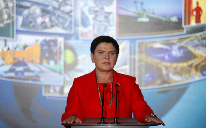 Premier Beata Szydło przemawia podczas otwarcia Międzynarodowych Targów Górnictwa, Przemysłu Energet