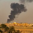 Dym nad Ras al-Ajn w Syrii po bombardowaniu przeprowadzonym przez siły tureckie w ramach operacji "Ź