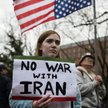 Antywojenny protest przed Białym Domem w Waszyngtonie