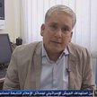Rzecznik UNRWA Chris Gunness podczas wywiadu