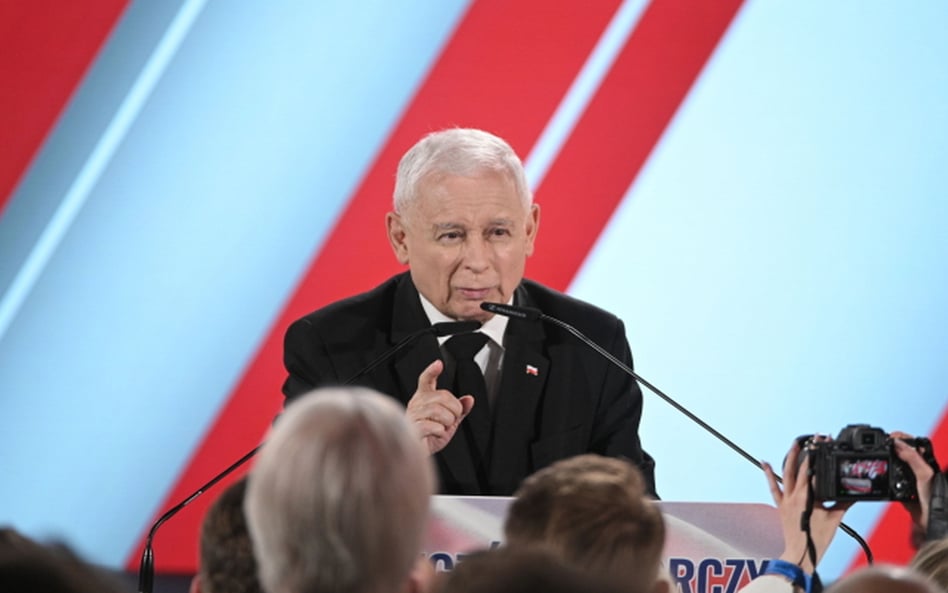 Jarosław Kaczyński w sztabie Karola Nawrockiego, 1 czerwca