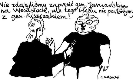 Komentarz rysunkowy. Nie zdążyliśmy zaprosić gen. Jaruzelskiego