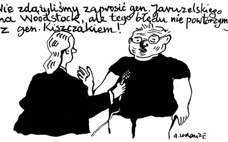 Komentarz rysunkowy. Nie zdążyliśmy zaprosić gen. Jaruzelskiego