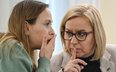 Katarzyna Pełczyńska-Nałęcz i Paulina Hennig-Kloska podczas posiedzenia rządu.