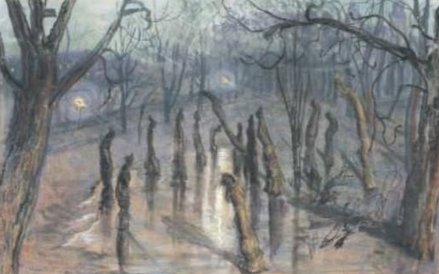 Stanisław Wyspiański (1869–1907) Chochoły, 1898-1899 pastel, papier na tekturze; Muzeum Narodowe w W