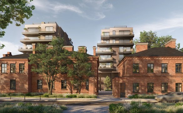 Projekt przewiduje budowę dwóch nowych bloków oraz rewitalizację historycznych budynków