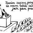 Komentarz rysunkowy. Takie samo zdanie, jak premier