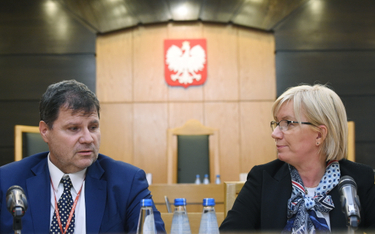 Julia Przyłębska i Mariusz Muszyński w Trybunale Konstytucyjnym