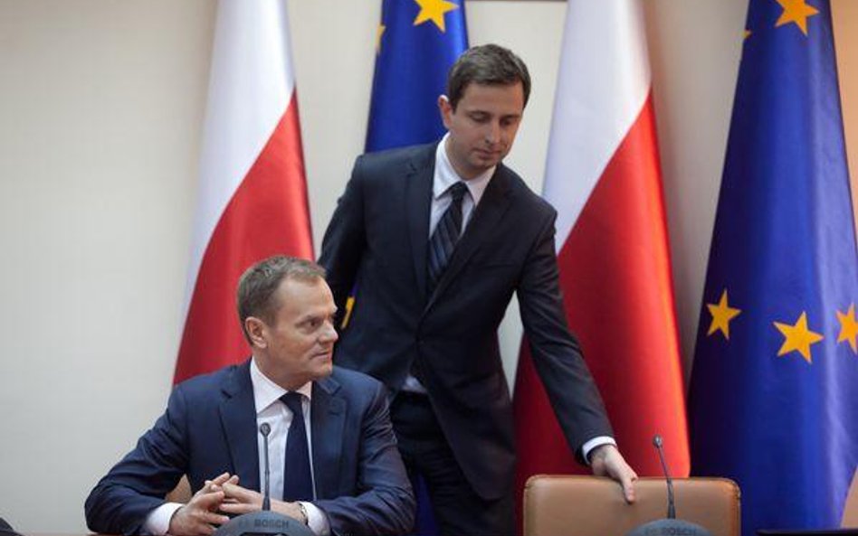 Premier Donald Tusk i minister pracy Władysław Kosiniak-Kamysz