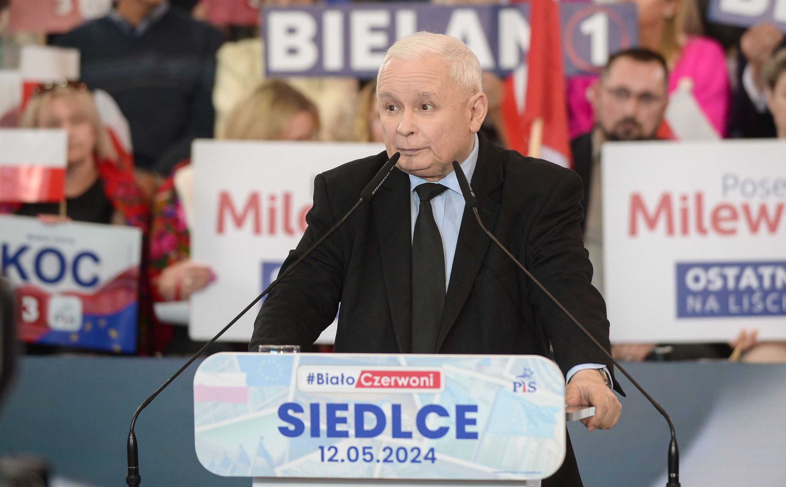 Wybory do PE. Jarosław Kaczyński porównał Jacka Kurskiego i Adama Bielana do kutrów torpedowych