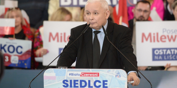Wybory do PE. Jarosław Kaczyński porównał Jacka Kurskiego i Adama Bielana do kutrów torpedowych