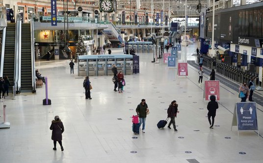 Stacja kolejowa Waterloo w Londynie