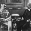 10 grudnia 1922r. Naczelnik Państwa Józef Piłsudski podczas rozmowy z nowo wybranym Prezydentem Gabr