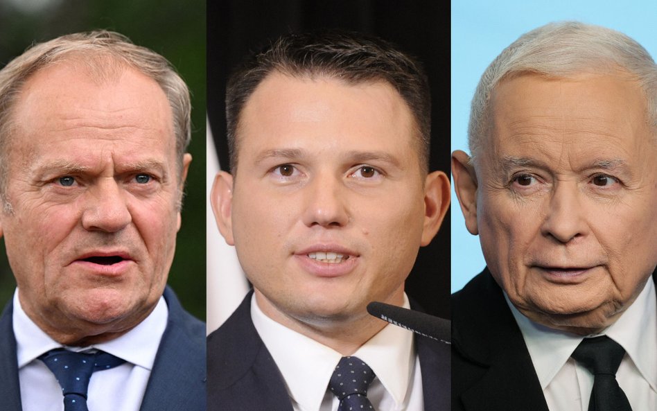 Według sondażu, bez Konfederacji ani KO, ani PiS nie byłyby w stanie stworzyć większości. Na zdjęciu