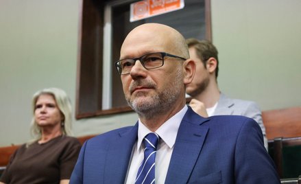 Maciej Berek na sali obrad Sejmu