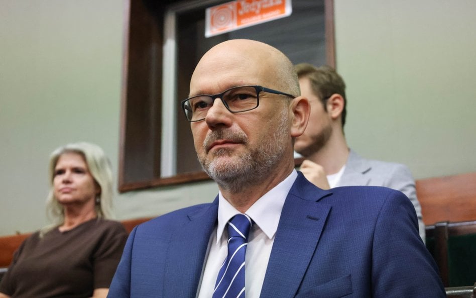 Maciej Berek na sali obrad Sejmu