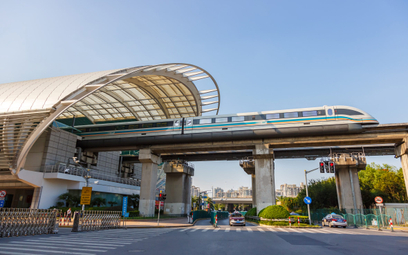 Nowy chiński pociąg na poduszce magnetycznej umożliwi przejazd 1000 km w godzinę. Na zdjęciu Maglev 