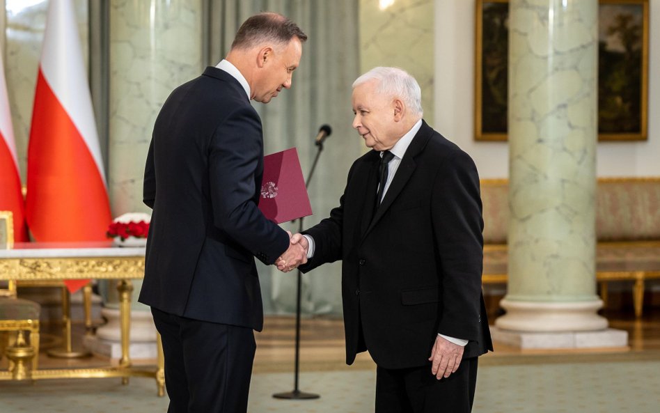 Andrzej Duda i Jaroslaw Kaczyński