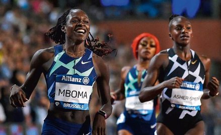 Christine Mboma musiała zmienić konkurencję i wygrała w finale Diamentowej Ligi 30 tysięcy dolarów