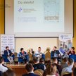 Panel polityków na Kongresie Mężczyzn. Od lewej: Michał Płociński (prowadzący, „Rzeczpospolita”), Jo