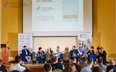 Panel polityków na Kongresie Mężczyzn. Od lewej: Michał Płociński (prowadzący, „Rzeczpospolita”), Jo