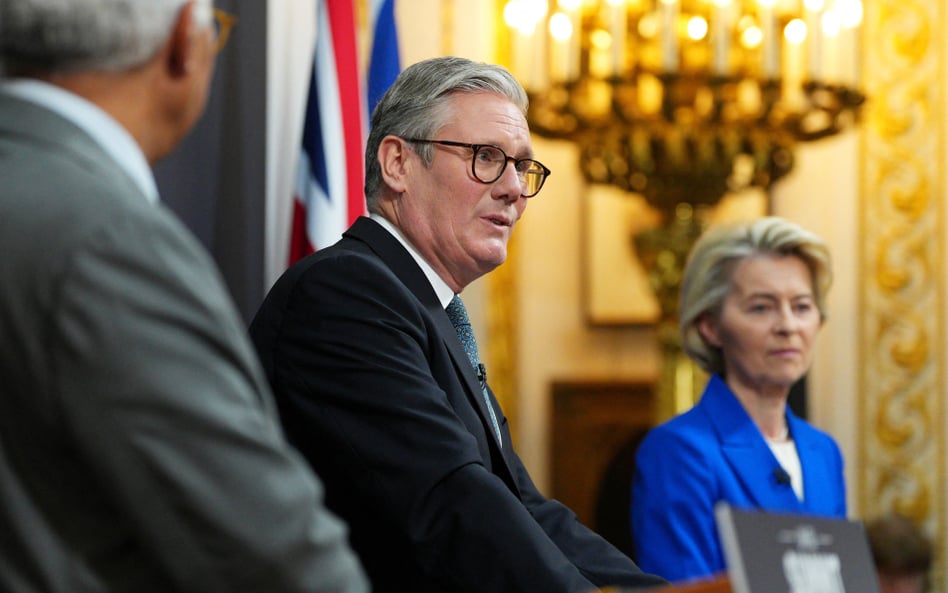 Premier Keir Starmer i Ursula von der Leyen