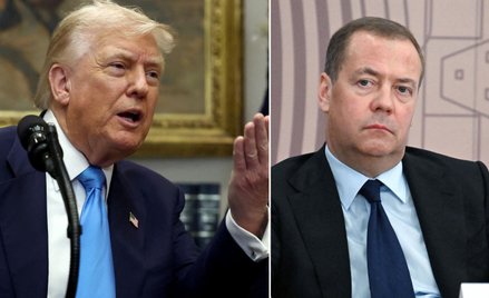 Donald Trump i Dmitrij Miedwiediew