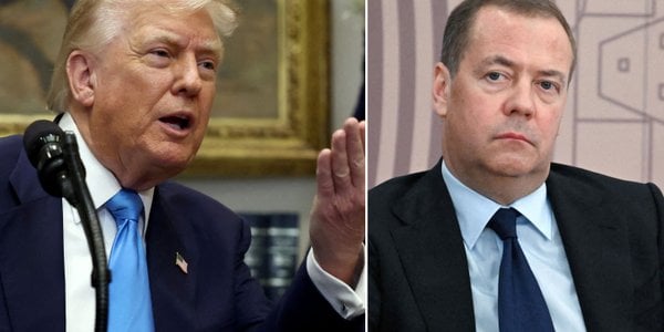 Donald Trump starł się w internecie z byłym prezydentem Rosji. Zaczęło się od groźby wojny